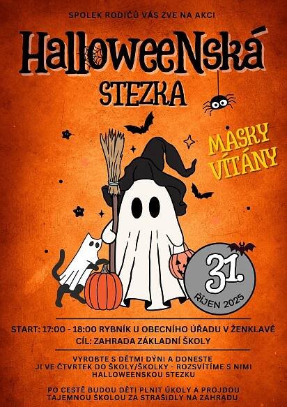 Halloweenská stezka | Obec Ženklava