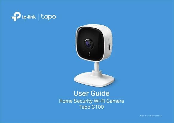 Uživatelská příručka pro domácí bezpečnostní Wi-Fi kameru tp-link Tapo C100