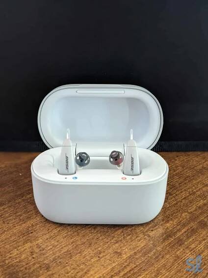Lexie B2 Hearing Aids in Case