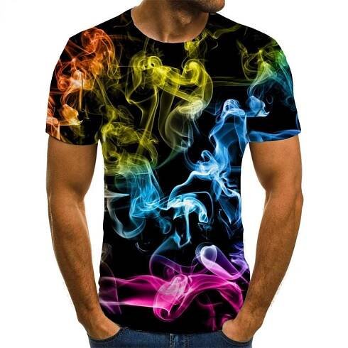 Značka Muscle Tričko Muži Břišní svaly Legrační trička Černá trička 3d Pánské oblečení Punk Rock Móda Slim Tops