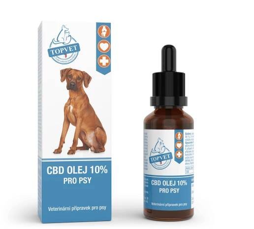 CBD olej 10% pro psy
