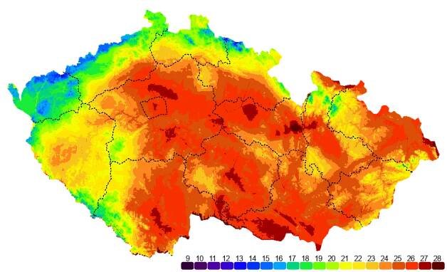 Archiv počasí - 05.08.2025 | In-počasí