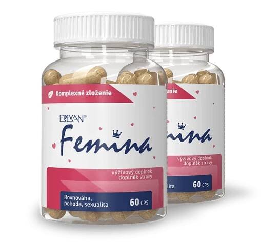 Erexan Femina - Podporuje hormonální pohodu a sexualitu žen.