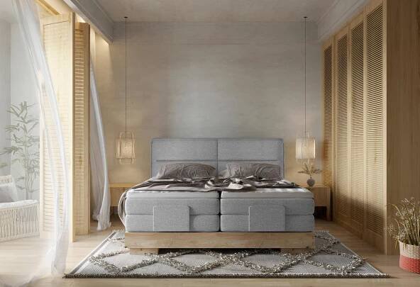 Boxspring postel Valsen 180x200 + elektrické polohování - Lumax nábytek