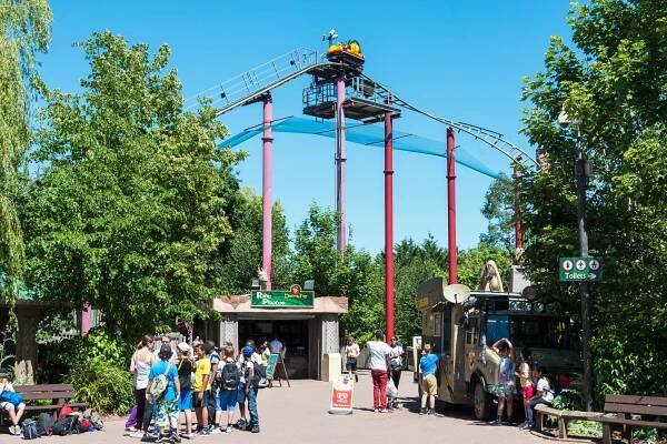 Dragon's Fury ride at Chessington World of Adventures.