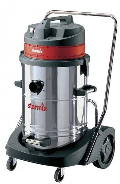 Průmyslový vysavač pro mokré/suché vysávání – starmix objem nádoby 78 l