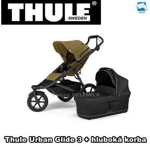 Thule Urban Glide 3 + hluboká korba 2024 - Kočárky autosedačky Delfínek Olomouc