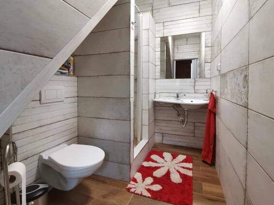Bathroom sa Apartmány Aranka