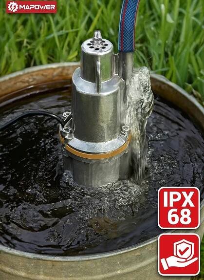 PONORNÉ ČERPADLO NA ČISTOU VODU RUSKÉ MEMBRÁNOVÉ POTÁPĚČSKÉ ČERPADLO 600 W za 473.00CZK - Allegro