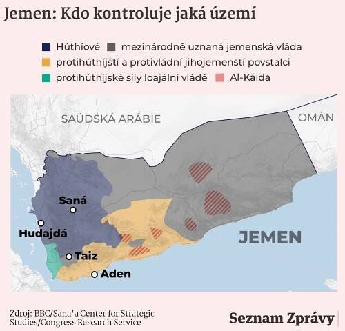 USA v noci na dnešek znovu zaútočily na postavení rebelů v Jemenu ...