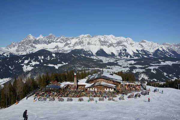 Skihütten auf der Reiteralm in Schladming