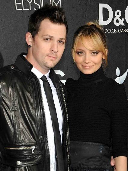Joel Madden and actress Nicole Richie arrive at the D&G flagship boutique opening on Robertson Blvd. benefiting The Art of Elysium
