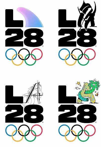 LA28 logos
