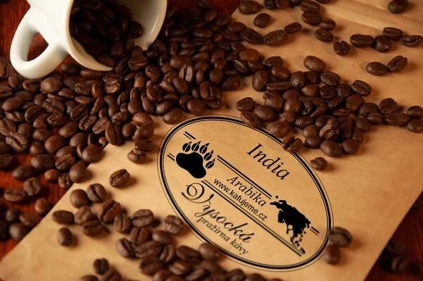 INDIA Monsooned Malabar AA - zrnková prémiová káva Arabica