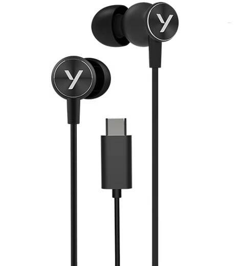 USB-C sluchátka s mikrofonem YENKEE YHP 505BK