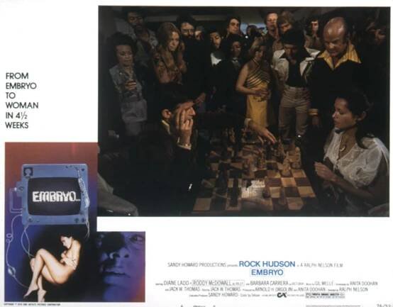 EMBRYO, Roddy McDowall, Barbara Carrera, 1976