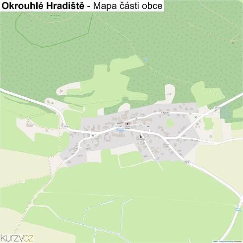 Okrouhlé Hradiště - mapy | Kurzy.cz