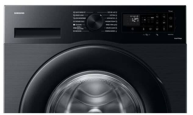 Set výrobků Samsung WW80CGC04DABLE + DV90DG52A0ABLE černá barva

