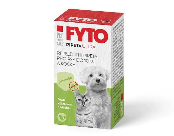 PET FYTO PIPETA ULTRA pes do 10kg a kočka 1x15ml