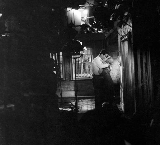 Ralph Meeker, Carroll Baker - Something Wild - Z natáčení