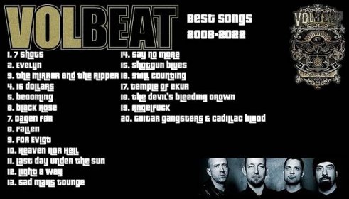 Volbeat best songs (2008-2022)