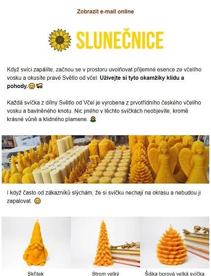 Světlo od včel _
