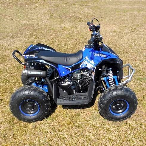 Dětská benzínová čtyřkolka Leramotors THOR 125ccm AUTOMAT - modrá - 4. pohled