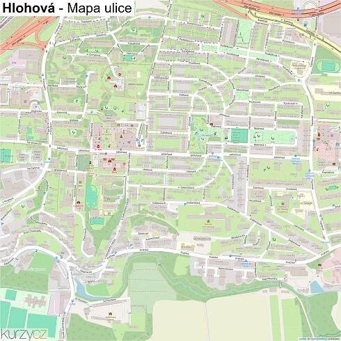 Hlohová - mapy | Kurzy.cz