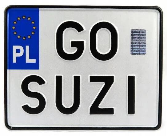 polsko ozdobná sběratelská motocyklová tabule