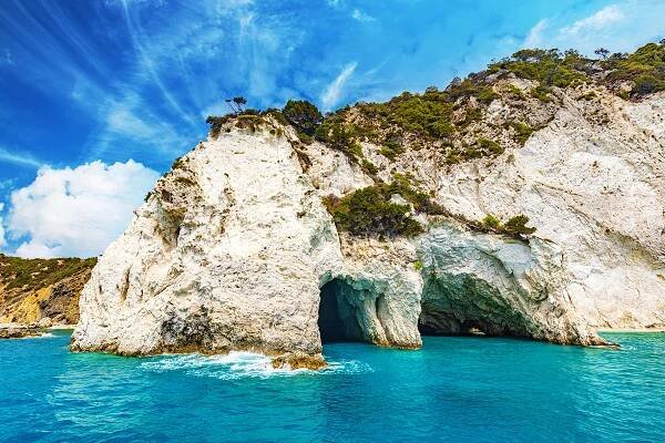 jeskyně Keri na ostrově Zakynthos