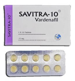 Savitra-10, Generic Levitra, Vardenafil, 10 mg, tablet
