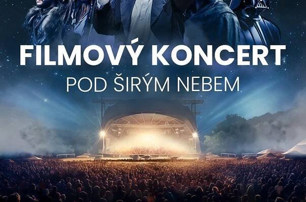 Koncert filmové hudby pod širým nebem