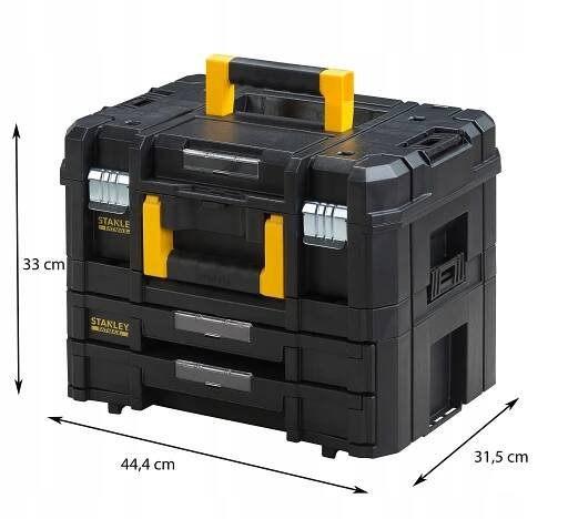 Sada boxů na nářadí STANLEY FatMax Pro-Stack 215L 2 zásuvkové organizéry Kód výrobce FMST1 – 71981