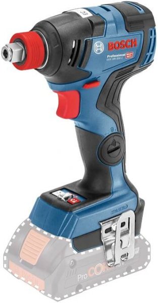 Aku rázový utahovák 1/2" a 1/4" Bosch GDX 18V-200 C (solo v kartonu)