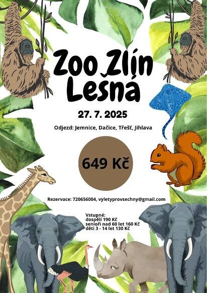 Zoo Zlín Lešná - Výlety s Lucy