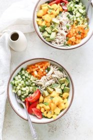 Chicken Mango Salad - A Nourishing Plate