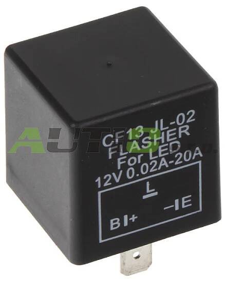 Elektronický přerušovač blinkrů, 12V, 3 kontakty | AUTIO