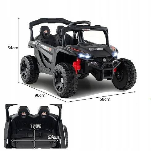 Elektrické auto pro děti Buggy Autíčko s akumulátor Obsahuje baterie ano