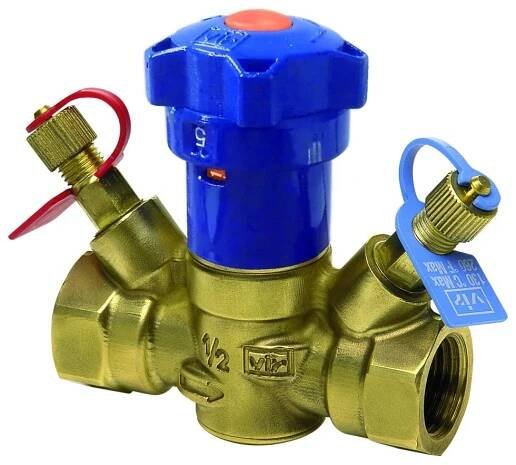Hydronix ruční vyvažovací ventil D9535 DN 15, 9535015