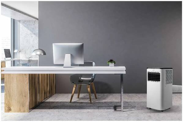 Sencor - Chytrá mobilní klimatizace 3v1 včetně kompletního příslušenství 1050W/230V 10000 BTU Wi-Fi + dálkové ovládání