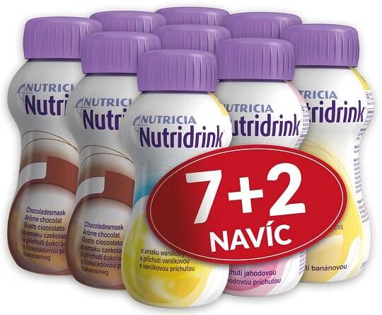 Nutridrink akční balíček 7x200ml +2x200ml NAVÍC