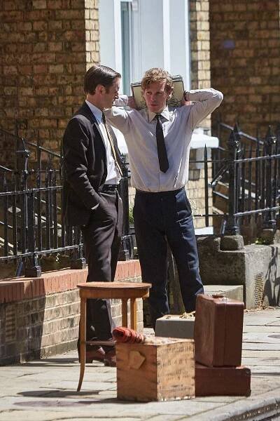 Jack Laskey, Shaun Evans - Endeavour - Arcadia - Z natáčení