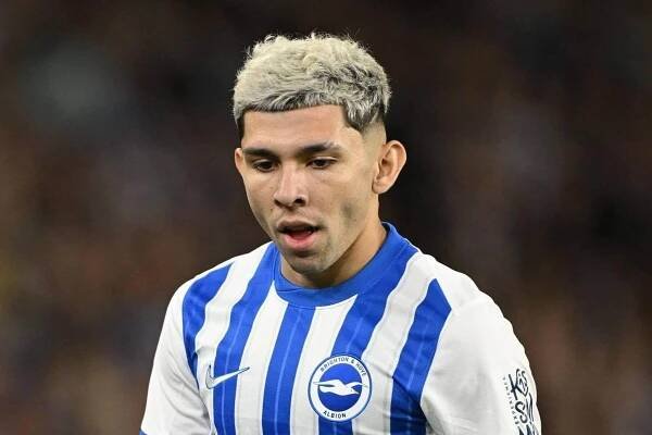 Brighton & Hove Albion’s Julio Enciso out for up to three months with knee injury that requires surgery