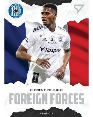 fotbalová kartička SportZoo 2020-21 Fortuna Liga Serie 2 Foreign Forces FF32 Florent Poulolo SK Sigma Olomouc