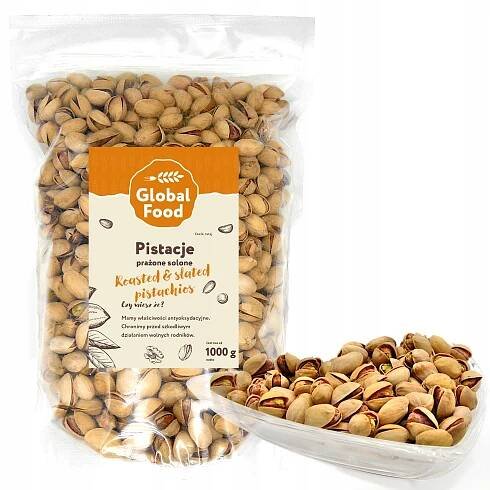 PISTÁCIE PRAŽENÉ SOLENÉ PREMIUM 1 kg (1000 g)