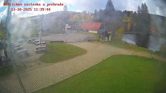 Parkoviste Bedrichov a prehrada