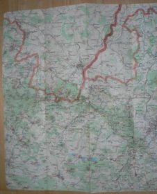 Soubor turistických map Jizerské hory 1974 - Sběratelství