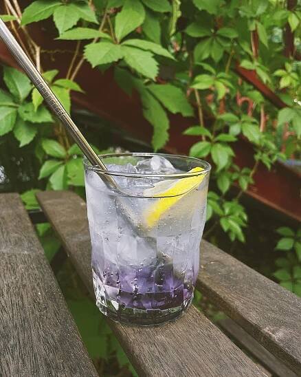 Levandulový gin&tonic