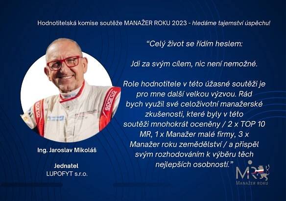 Ročník 2023 - MANAŽER ROKU