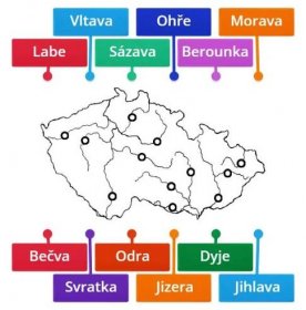 ČR vodstvo - mapa